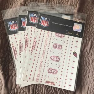 Arizona Cardinals Metallic Jewelry Tattoos